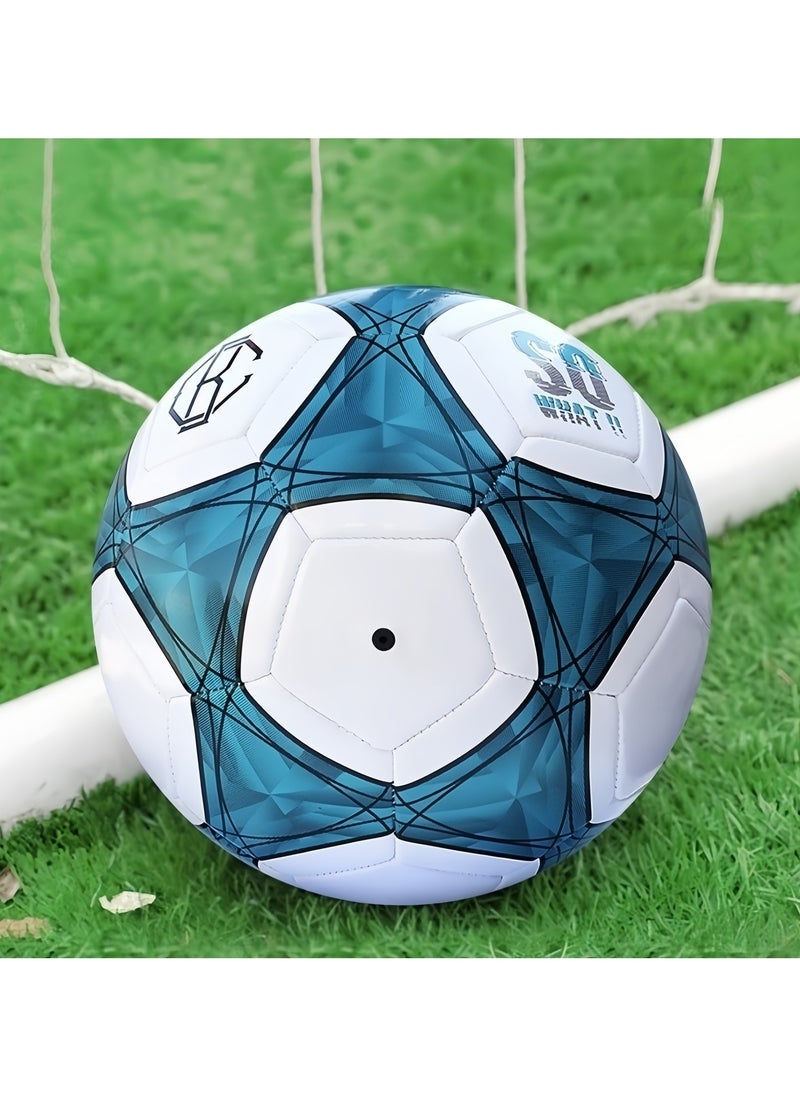 DRAVEN - GG - Size 5 Training Football - Elevate Your Game with Our Premium Blue and White Design, Superior Performance, Suitable for All Ages and Skill Levels, Ideal for Various Playing Surfaces - Image 1