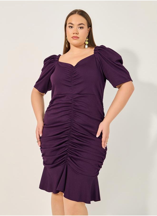 Styli Ruch Front Bodycon Dress  - Image 3