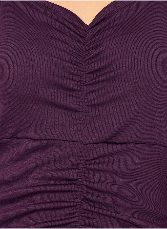 Styli Ruch Front Bodycon Dress  - Image 4