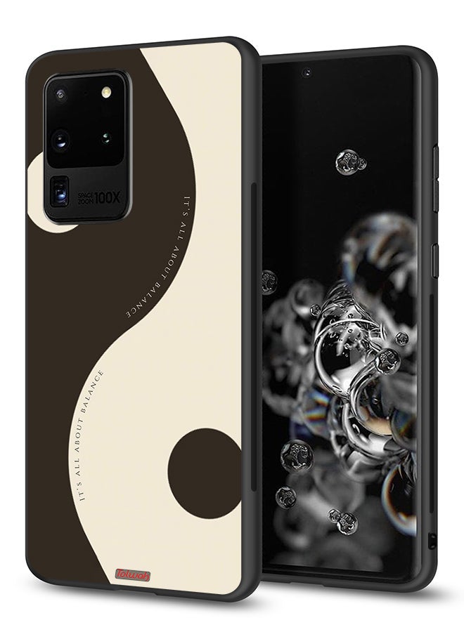 Tolwak Samsung Galaxy S20 Ultra Protective Case Cover Its All About Balance - Image 1