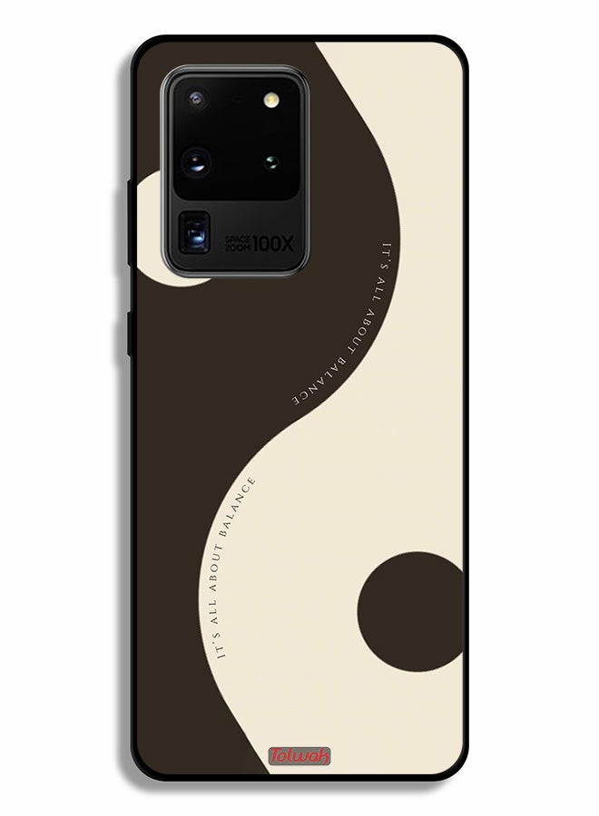 Tolwak Samsung Galaxy S20 Ultra Protective Case Cover Its All About Balance - Image 2