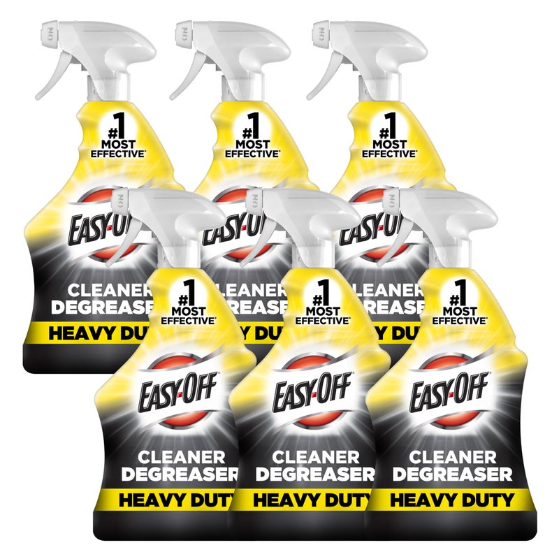 Easy-Off Heavy Duty Degreaser Cleaner Spray, 32 Ounce (Pack of 6) - Image 1