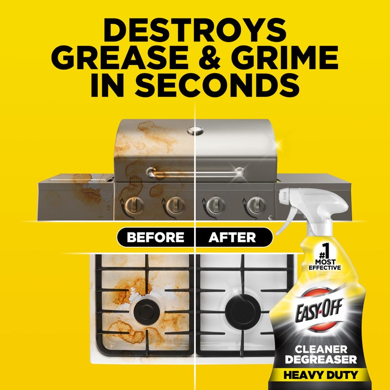 Easy-Off Heavy Duty Degreaser Cleaner Spray, 32 Ounce (Pack of 6) - Image 3