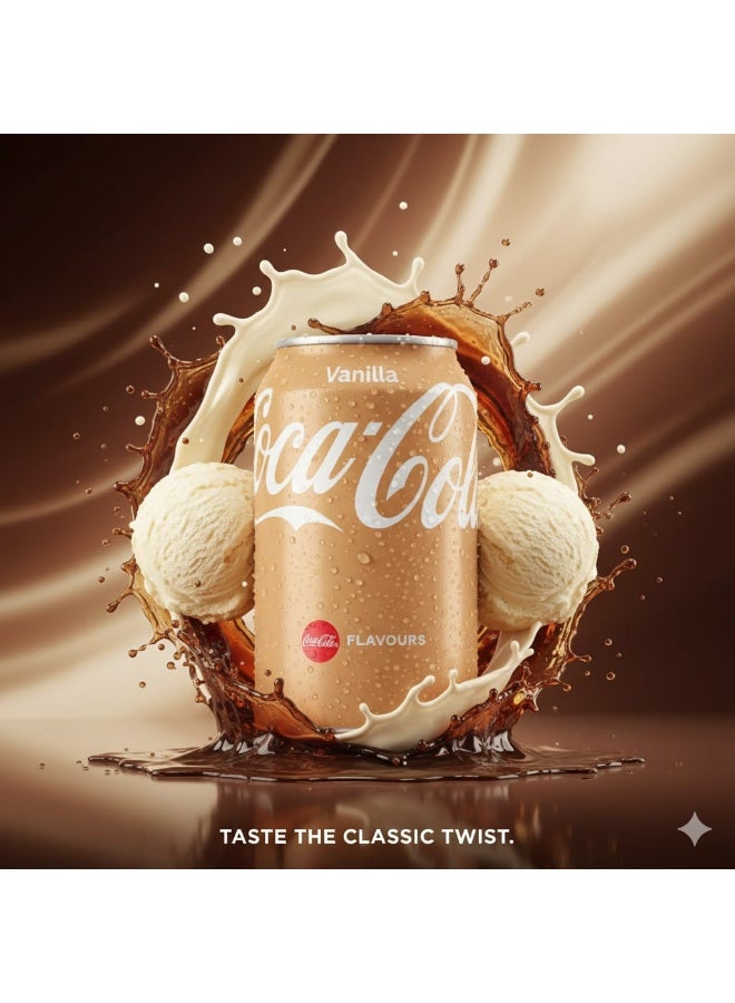 كوكا كولا مشروب غازي بنكهة الفانيلا (vanilla Flavour) - Image 2