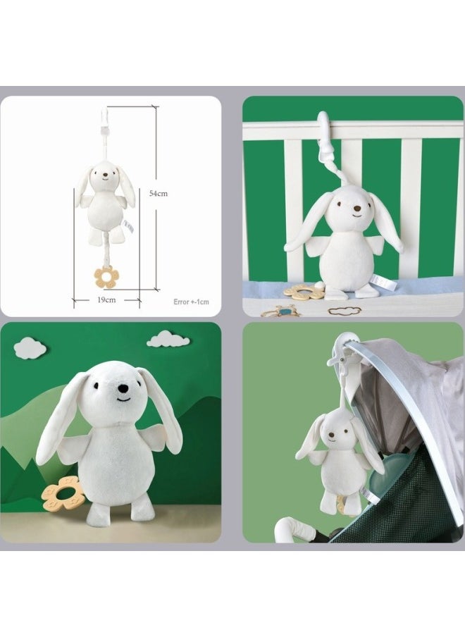 Generic - Baby Animal Bed Hanging Toy Baby Trolley Pendant Soothing Teether Music Box Lala Le Le-Color:Cute Monkey - Image 1