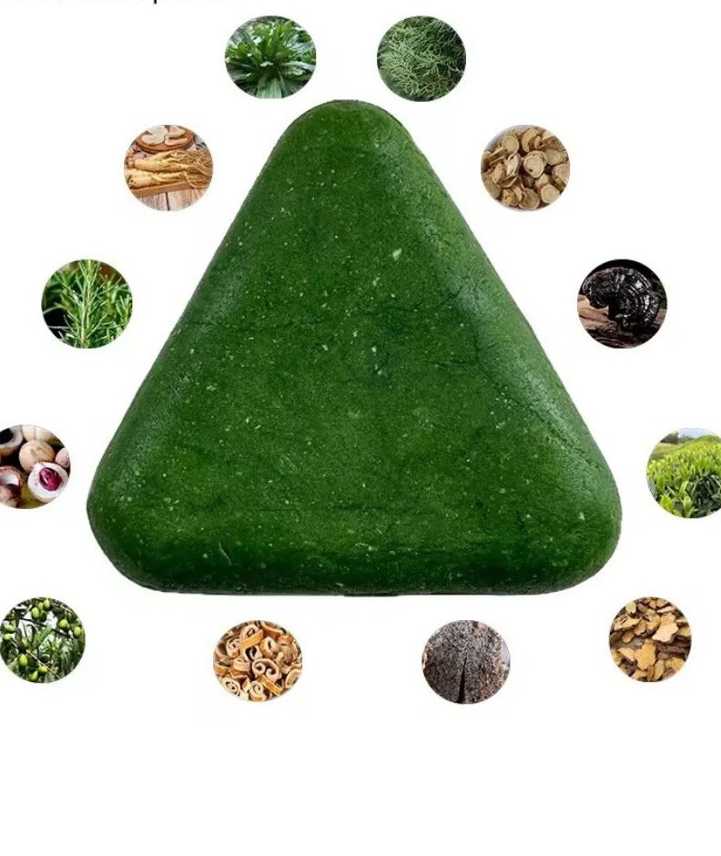 Green Lam soap for hair growth - Image 3