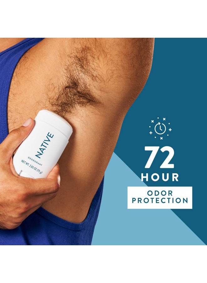 native Deodorant | Natural Deodorant for Men, Aluminum Free with Baking Soda, Probiotics, Coconut Oil and Shea Butter | Sea Salt & Cedar - Image 4