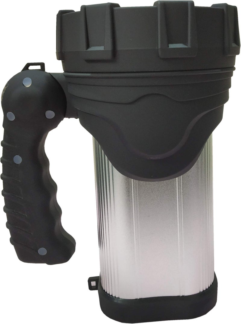 Care4 Care 4 Royal Siver 40W Rechargeable Waterproof Led Long Range & Ultra Bright Light Flashlight Torch (Silver : Rechargeable) - Image 2