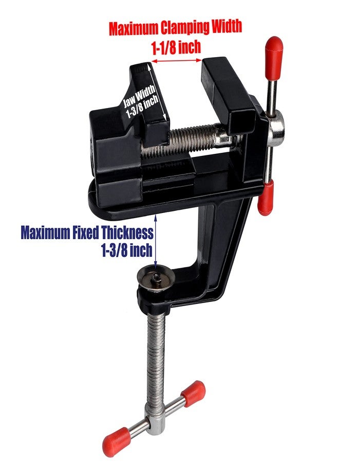 ياكاموز مشبك ملزمة صغير من Yakamoz، مشبك ملزمة طاولة صغيرة، ملزمة مثقاب، ملزمة للحرف الخشبية، نحت المجوهرات، أداة تثبيت يدوية - Image 4