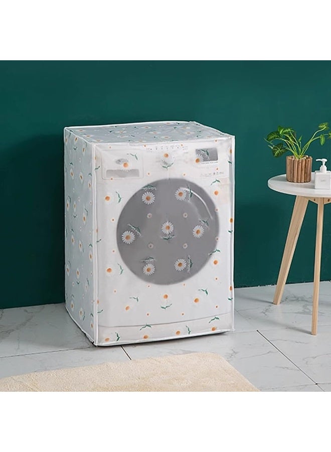 هابي هوم غطاء غسالة أوتوماتيكي مع سحاب، واقٍ من الشمس ومقاوم للماء والغبار، مناسب لمعظم الغسالات والمجففات ذات التحميل الأمامي، غطاء حماية متين للحفاظ على الأجهزة المنزلية في المطبخ أو الحمام أو الشرفة 58×62×85 سم (متعدد الالوان) - Image 5