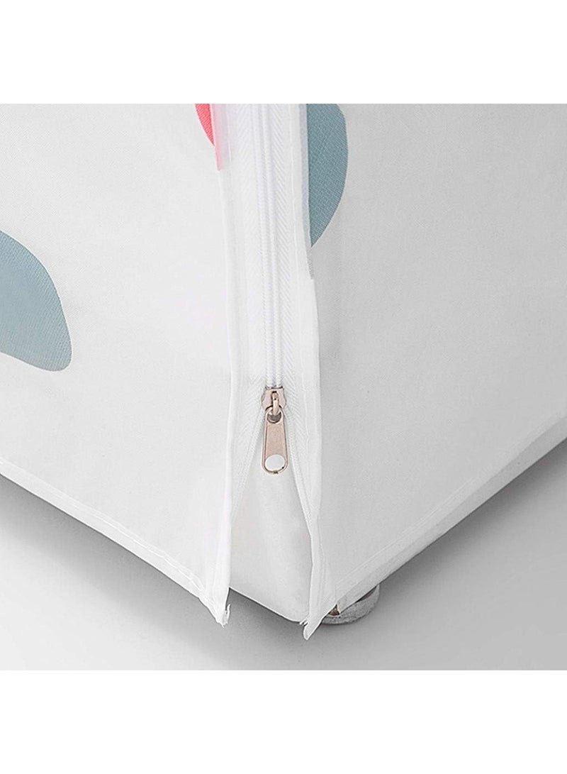 هابي هوم غطاء غسالة أوتوماتيكي مع سحاب، واقٍ من الشمس ومقاوم للماء والغبار، مناسب لمعظم الغسالات والمجففات ذات التحميل الأمامي، غطاء حماية متين للحفاظ على الأجهزة المنزلية في المطبخ أو الحمام أو الشرفة 58×62×85 سم (متعدد الالوان) - Image 3