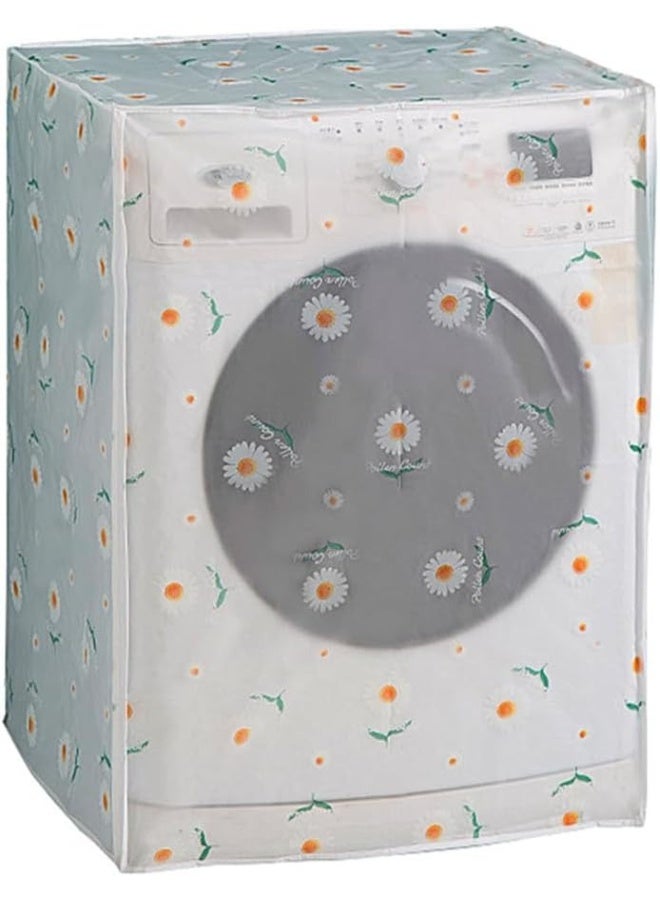 هابي هوم غطاء غسالة أوتوماتيكي مع سحاب، واقٍ من الشمس ومقاوم للماء والغبار، مناسب لمعظم الغسالات والمجففات ذات التحميل الأمامي، غطاء حماية متين للحفاظ على الأجهزة المنزلية في المطبخ أو الحمام أو الشرفة 58×62×85 سم (متعدد الالوان) - Image 1