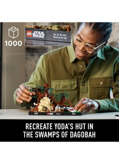 LEGO LEGO Star Wars Dagobah Jedi Training Diorama 75330 Building Kit (1,000 Pieces)  - Image 4
