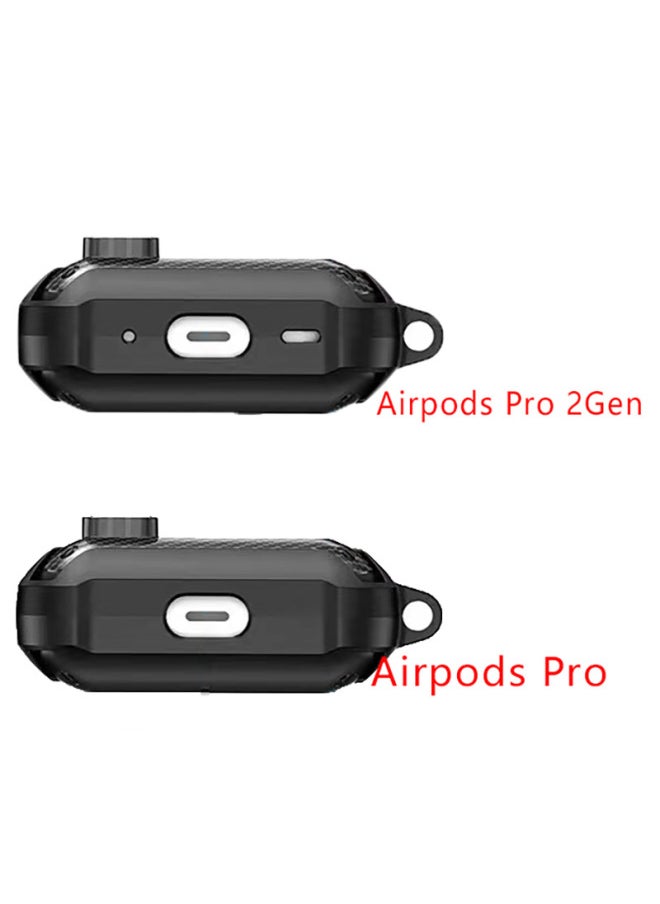 Generic - Airpods 3 Earphone Cover Pro2 For Apple 3 Generation Bluetooth Headset Protective Shell 4 Generation Drop-resistant Armor Switch-Color:Green + Yellow-Applicable Model:Airpods Pro - Image 1