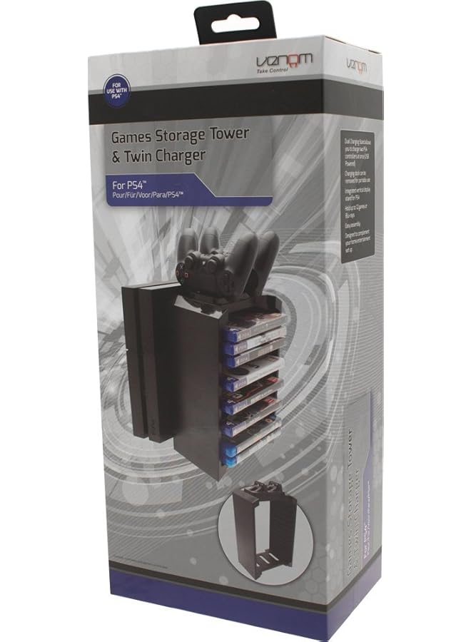 Venom 2 In 1 Games Storage Tower And Twin Charging Dock (Ps4) - Image 4