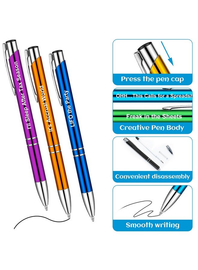 Chris.W Chris.W 10pcs Cute Accountant Pens, Be Audit You Can Be Funny Accountant Gifts, Ballpoint Pens for Friends, Writing Ball Pens for CPA, Accounting Firm Pens, Graduation Gift (10)  - Image 2