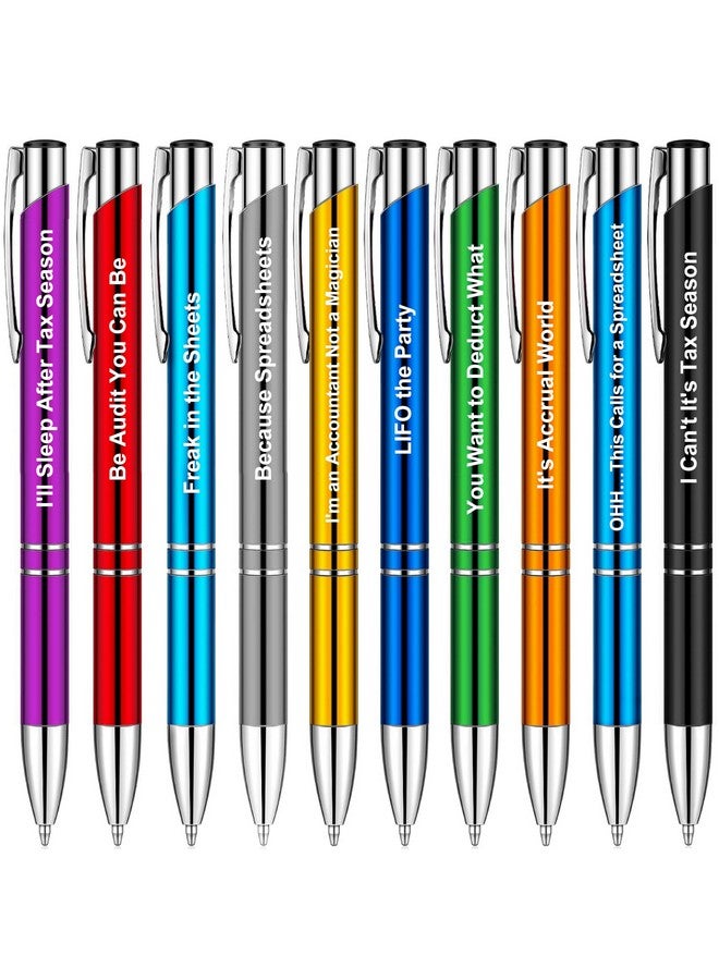 Chris.W Chris.W 10pcs Cute Accountant Pens, Be Audit You Can Be Funny Accountant Gifts, Ballpoint Pens for Friends, Writing Ball Pens for CPA, Accounting Firm Pens, Graduation Gift (10)  - Image 1