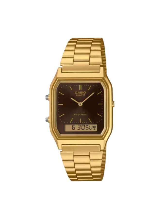 CASIO Unisex Stainless Steel Analog-Digital Watch AQ-230GA-5AMQYDF - 29.8 mm