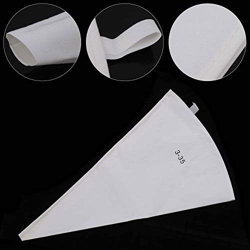 LoveBB 3 Pack Reusable Pastry Piping Bags, 14, 16, 18 Inch Canvas Cake Decorating Bags - Image 2