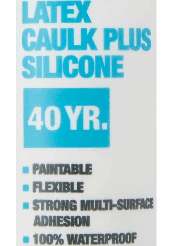 DAP 10.1oz Alex Plus Clear Latex Caulk - All Purpose Acrylic Caulk Plus Silicone - Image 3
