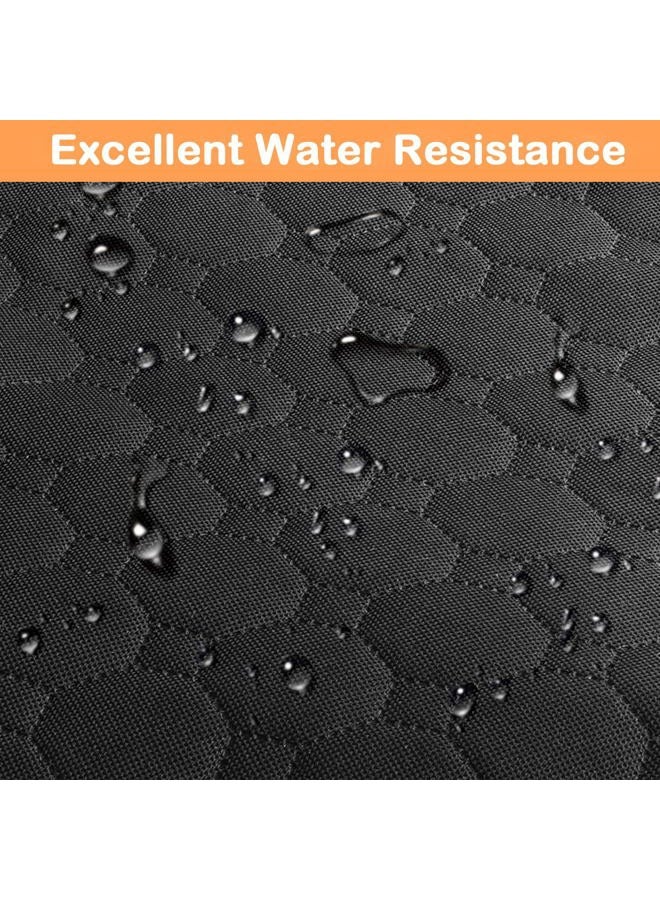 Mancro Dog Car Seat Cover for Back Seat, Waterproof Car Seat Protector for Dogs with Side Flaps, Scratchproof Dog Backseat Cover, Durable Nonslip Dog Hammock for Sedans, Trucks, SUVs, Standard - Image 3