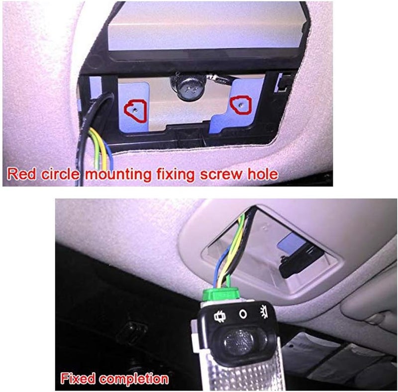 QASULER Auto Ceiling Roof Light for Peugeot and Citroen - Image 4