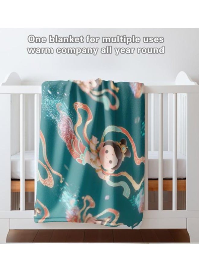 عام بطانية رقيقة من الفانيلا (حرارة ومريحة، ومناسبة للنوم واستخدام اللعبة والغبار والرمل) 150 سم * 200 سم - 432 - Image 5