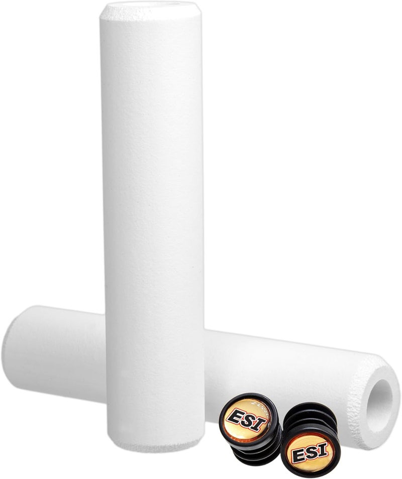 ESI Grips Chunky MTB Grip - White - Extra Thick for Maximum Shock Absorption - Image 1