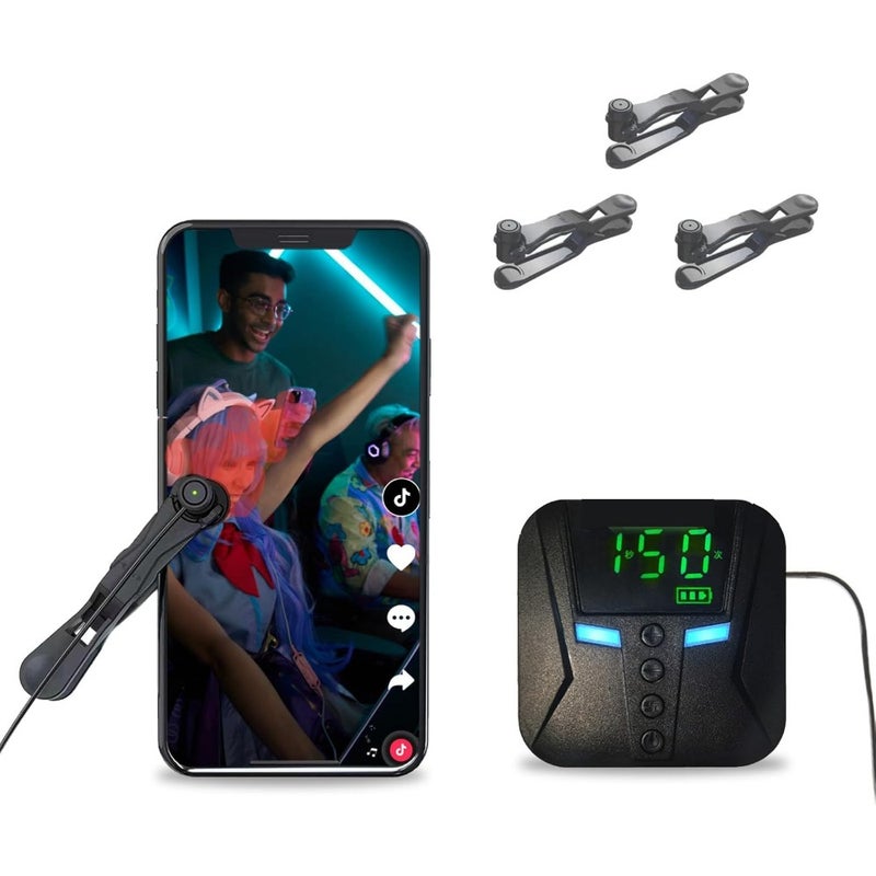 Automatic Clicker for iPhone iPad, Phone Screen Device Speed Clicker for Android IOS, Simulated Finger Continuous Clicking, Adjustable Auto Physical Tapper, Suitable for Games, Reward Tasks - Image 1