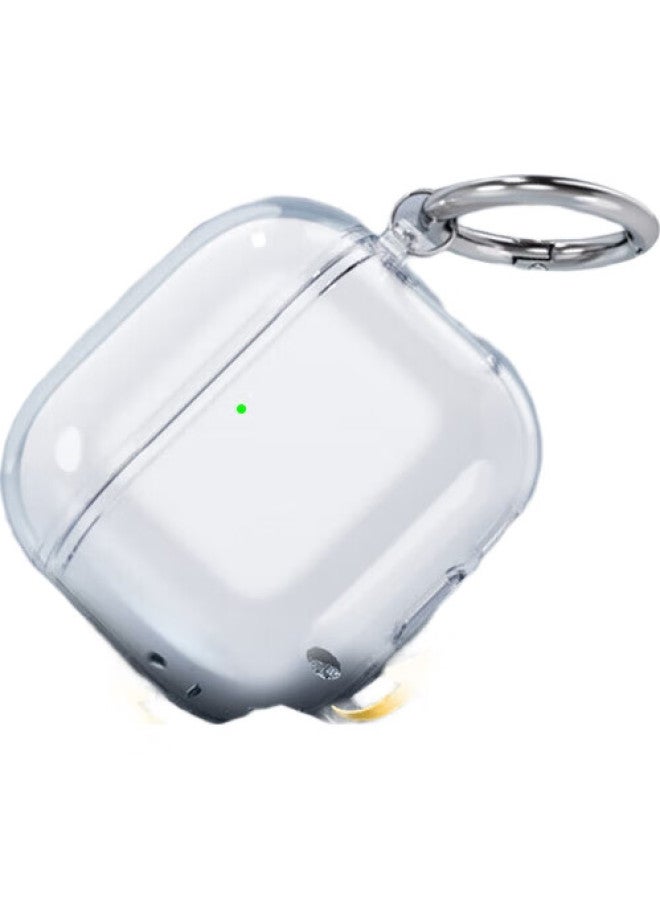 WP [Usa] Transparent Ultra-Thin Anti-Drop Anti-Dirt Protective Case With Hanging Rope For Airpods 4Th Generation Apple Wireless Bluetooth Noise-Cancelling Earphones - Image 2