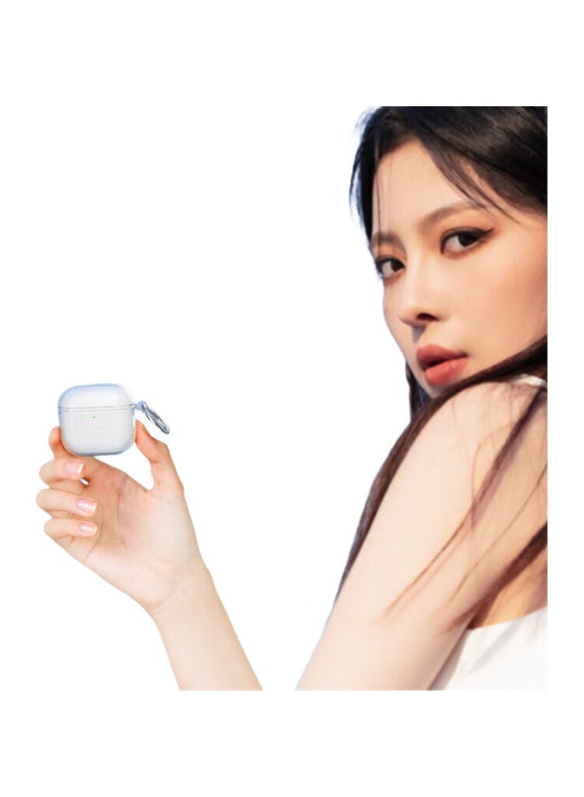 WP [Usa] Transparent Ultra-Thin Anti-Drop Anti-Dirt Protective Case With Hanging Rope For Airpods 4Th Generation Apple Wireless Bluetooth Noise-Cancelling Earphones - Image 3