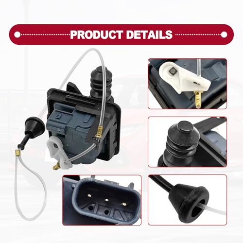 RBOKO 74700-TBA-A02 Fuel Door Lid Actuator Assembly Kit, Compatible with Honda Civic 2016 2017 2018 2019 2020 2021, Fuel Lid Actuator Replaces# 74700TBAA02 - Image 3