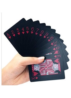 Cool Baby 1 Deck Waterproof Plastic Pvc Playing Cards Black Color Card Classic Magic Tricks Entertainment Games  - Image 2