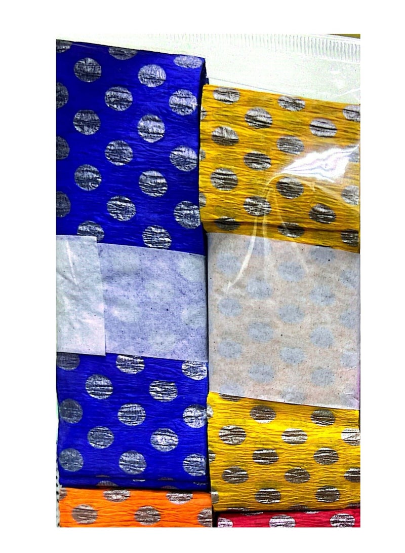 Flamingo 6×7 Strips Design Crepe Ribbon Multicolor - Image 4