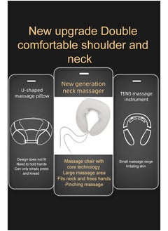 ARES uNeck-4D Wireless Neck Massager Multi-Mode Functions 3 Massage Modes Heating 2000Mah Lithium Ion Battery  - Image 4