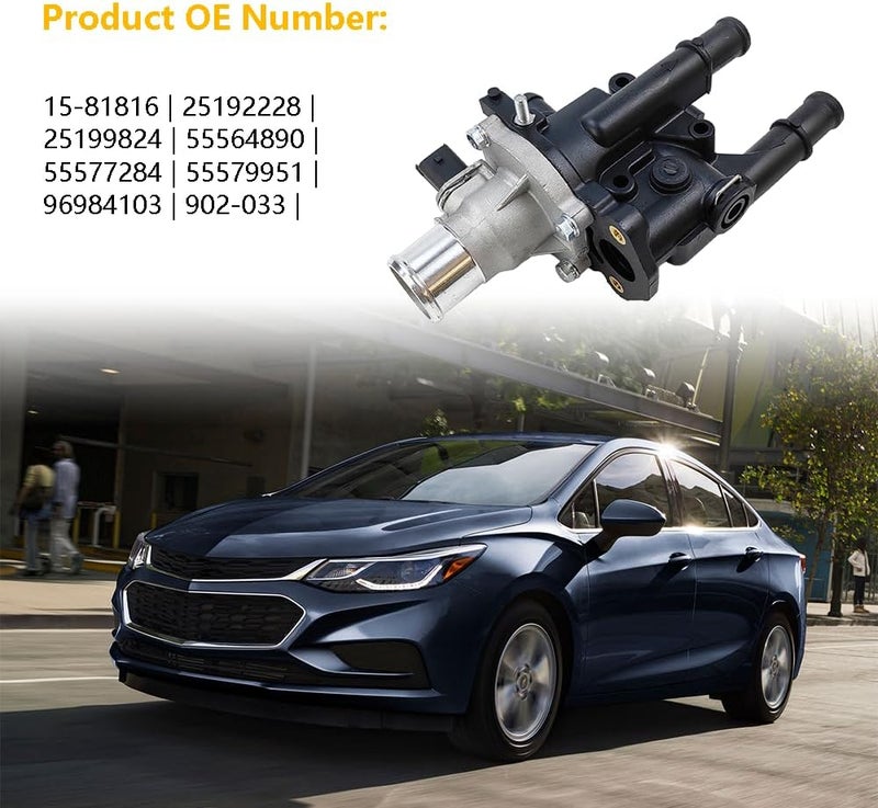 LLNSEAUTO Engine Coolant Thermostat Housing Assembly for Chevrolet - Image 5