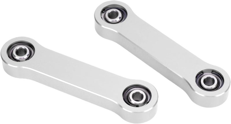 Silver Motorcycle Sway Bar End Links High Strength Aluminum Alloy Stabilizer Link for Ryker 600 900 Rally Sport - Image 1