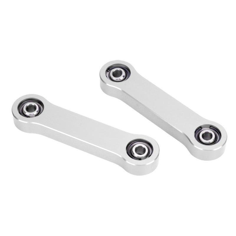 Silver Motorcycle Sway Bar End Links High Strength Aluminum Alloy Stabilizer Link for Ryker 600 900 Rally Sport - Image 2