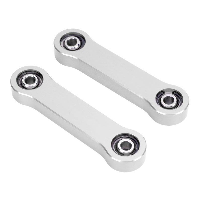 Silver Motorcycle Sway Bar End Links High Strength Aluminum Alloy Stabilizer Link for Ryker 600 900 Rally Sport - Image 4