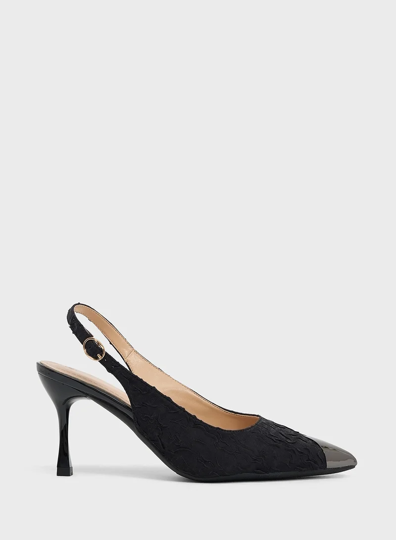 Khizana High Heeled Sling Back Pump