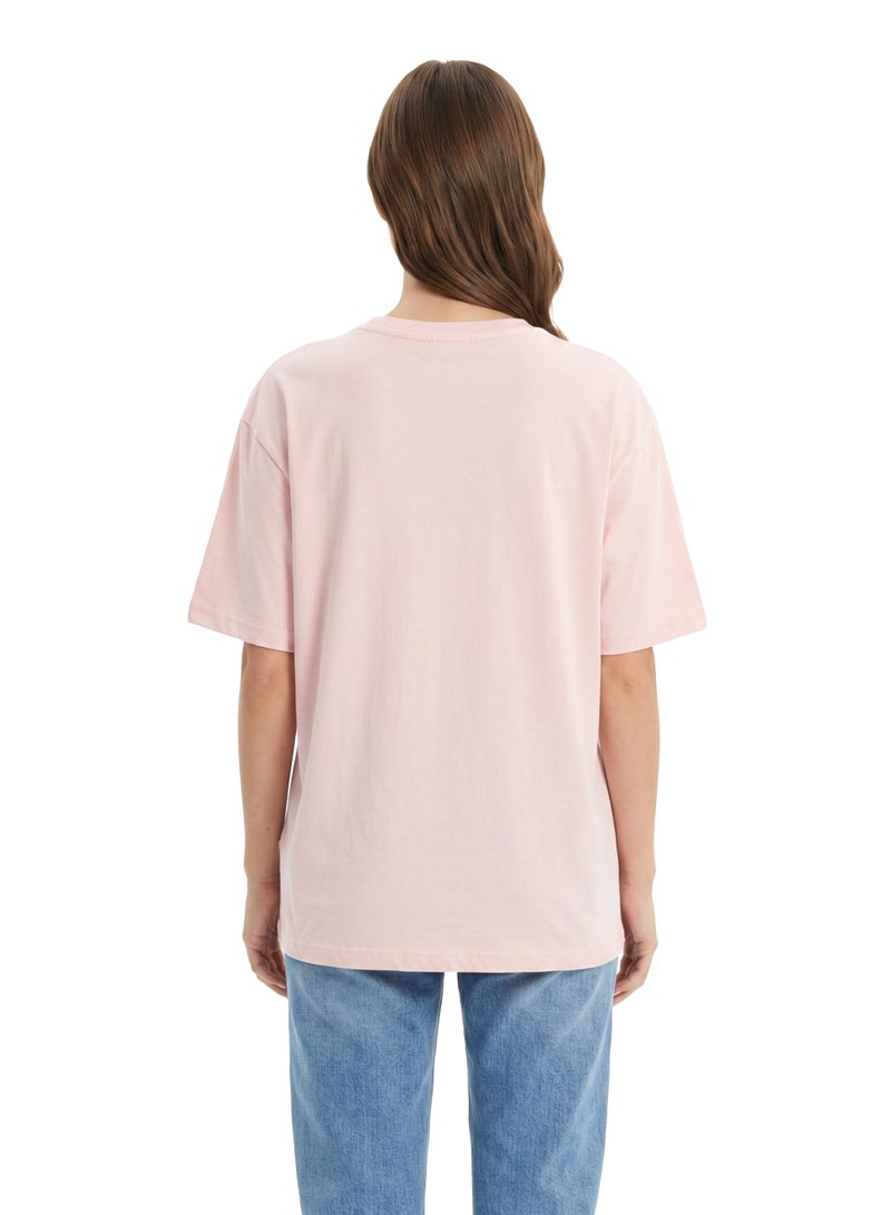 Disney Stitch & Angel Women’s Oversized Drop Shoulder Graphic T-Shirt – Casual Relaxed Fit Tee - Image 2