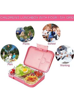 hibobi Portable Heatable Student Lunch Box with Variable Compartments - Pink  - Image 5