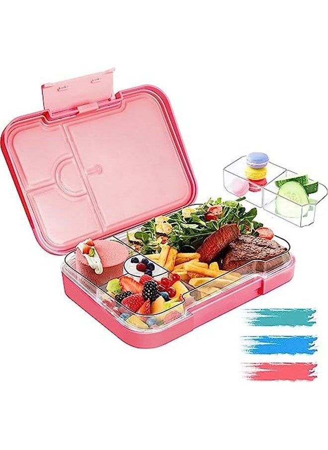 hibobi - Portable Heatable Student Lunch Box with Variable Compartments - Pink - Image 1