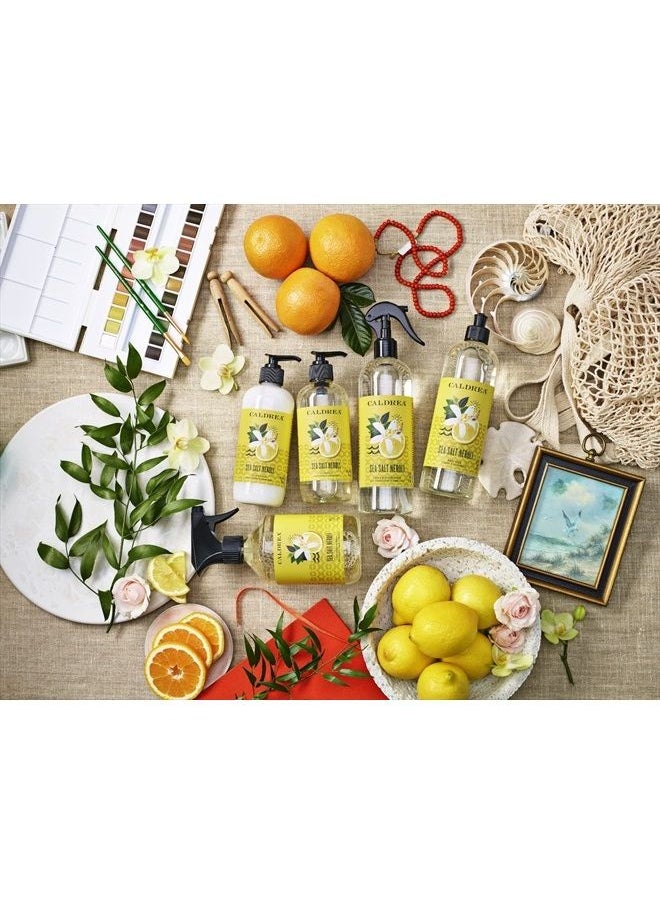 Caldrea Linen & Room Spray Air Freshener, Made with Essential Oils, Plant-Derived & Other Thoughtfully Chosen Ingredients Transparent, Sea Salt Neroli Scent, 16 Fl Oz  - Image 4