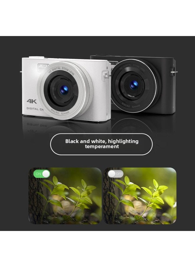 Generic Touch Screen Camera Lens Changer HD Digital Camera Entry-level Lightweight Camera Multimedia Camera-Body Color:8G Memory Card  - Image 5