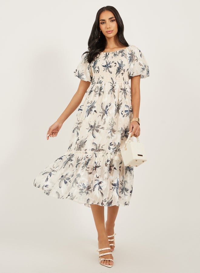 Styli Floral Print Dress - Image 2