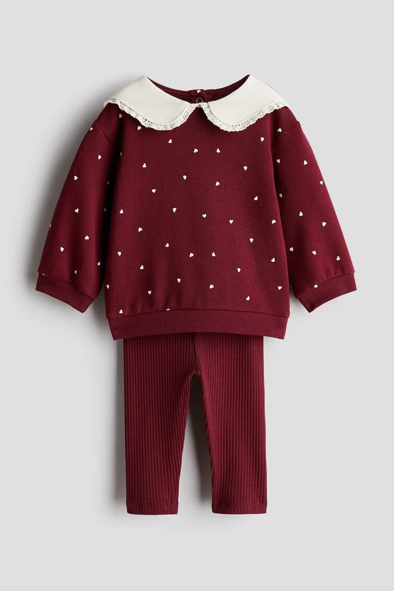 H&M 2-piece sweatshirt and leggings set
