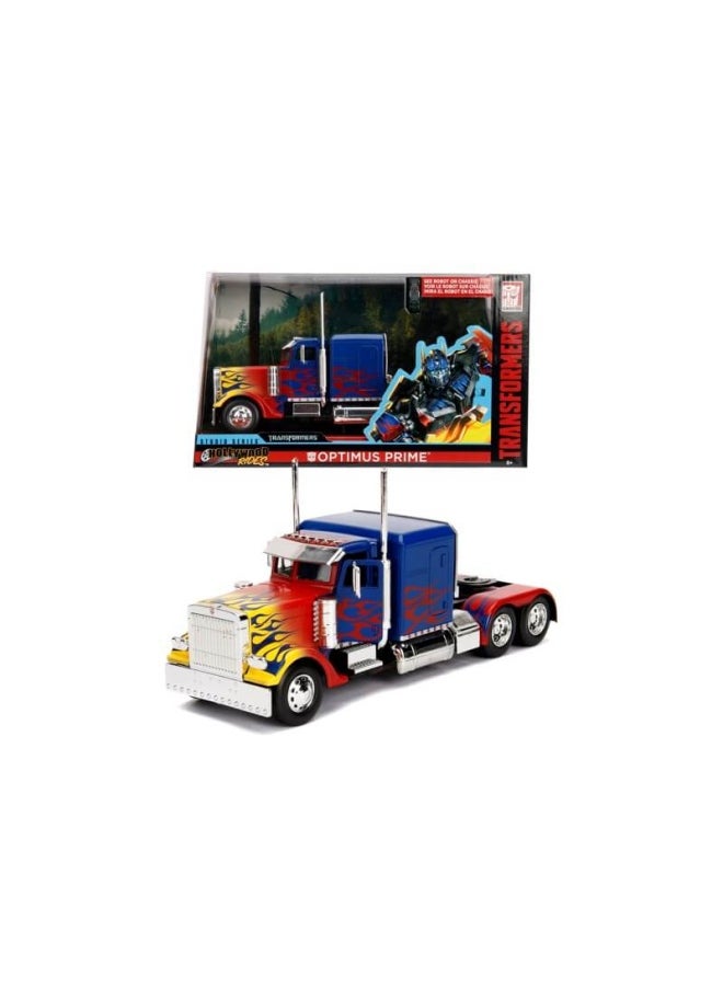 TRANSFORMERS Jada Hollywood Rides Studio Transformers T1 Optimus Prime Truck (1:24)  - Image 2