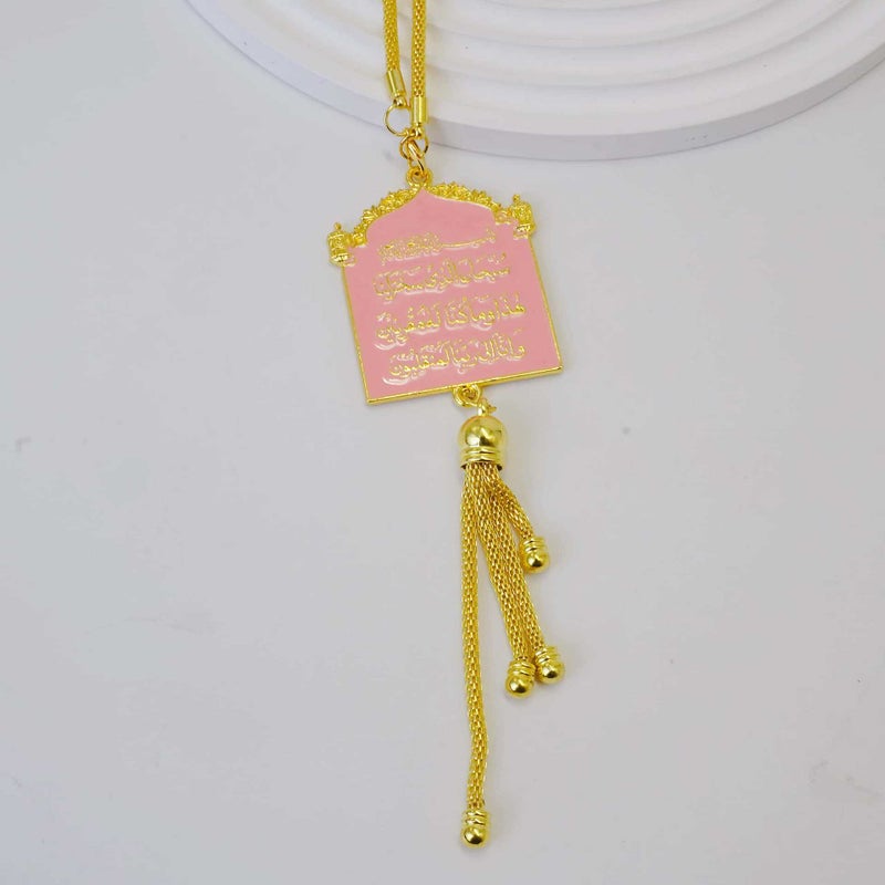 Pink Gold Car Hanging Ornament - Image 5