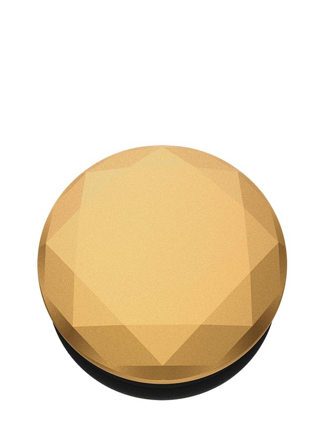 PopSockets Phone Grip with Expanding Kickstand, PopSockets for Phone - Metallic Diamond Medallion Gold - Image 3